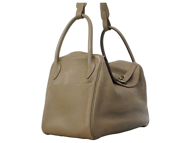 Hermès Borsa Hermes Lindy 34 Grigio - vista 2