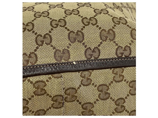 Borsa Tote Gucci GG Canvas Marrone Beige - vista 11