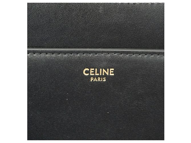 Céline Borsa a mano Celine Seize in pelle Nero - vista 5