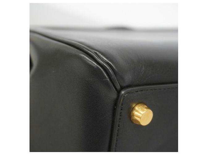 Céline Borsa a mano Celine Seize in pelle Nero - vista 6