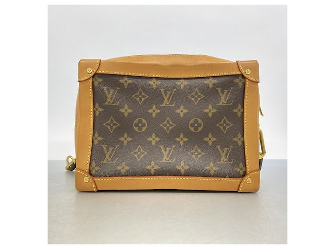 Sac à épaule Soft Trunk Monogram Louis Vuitton Marron - vue 10
