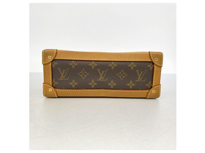 Sac à épaule Soft Trunk Monogram Louis Vuitton Marron - vue 3