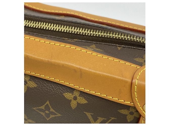 Sac à épaule Soft Trunk Monogram Louis Vuitton Marron - vue 7
