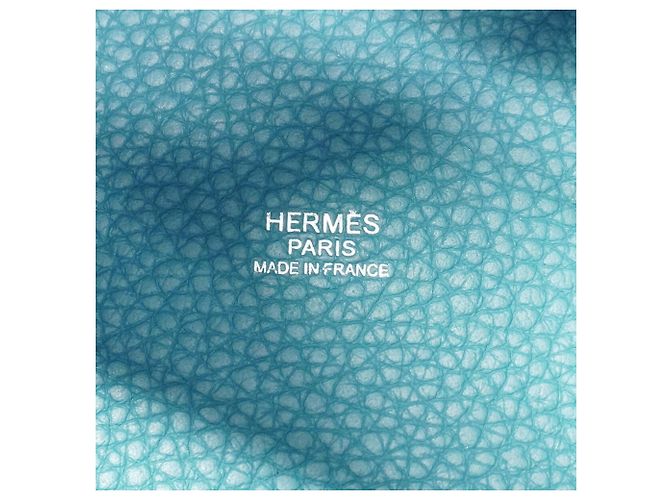 Hermès Borsa Hermes Picotin Lock PM in Blue Jean - vista 5