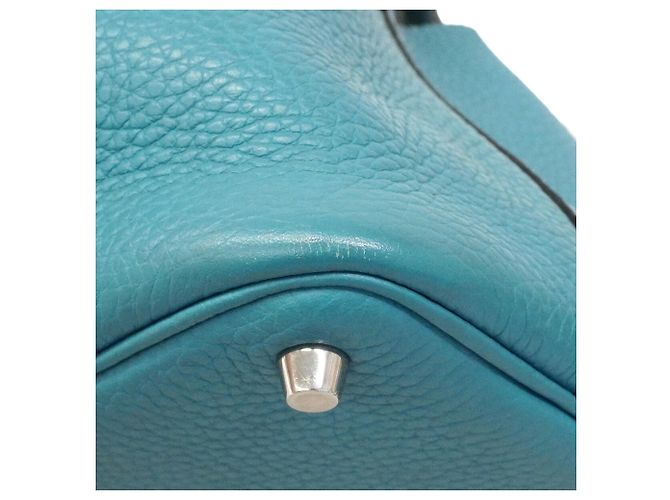 Hermès Borsa Hermes Picotin Lock PM in Blue Jean - vista 6