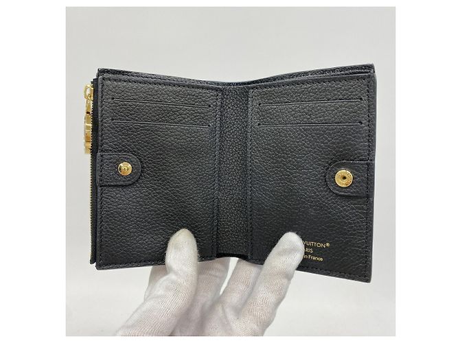 Louis Vuitton Monogram Empreinte Portefeuille Lisa Wallet Nero - vista 3
