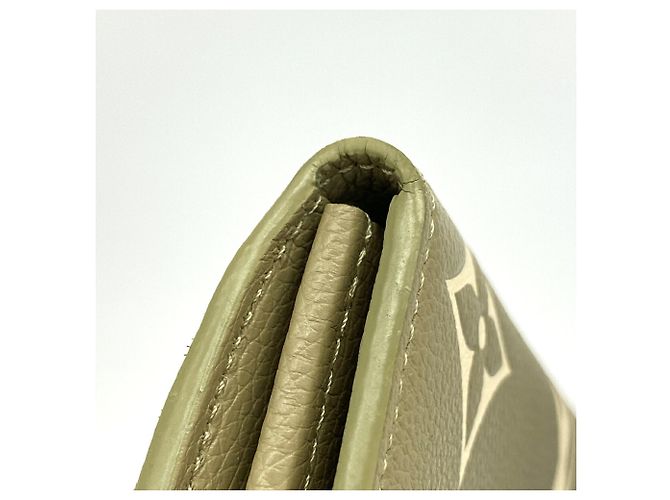 Sarah Portafoglio lungo Louis Vuitton Monogram Empreinte Bicolor Beige - vista 7