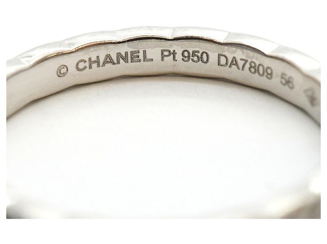 Anel Chanel Coco Crush em Ouro Branco 18K - vista 4