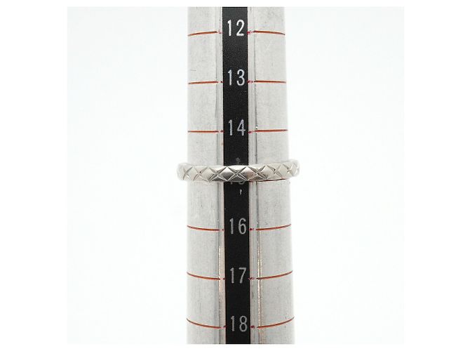 Anel Chanel Coco Crush em Ouro Branco 18K - vista 8
