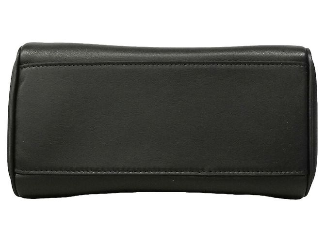 Céline Borsa a mano in pelle Celine Triomphe Nero - vista 3