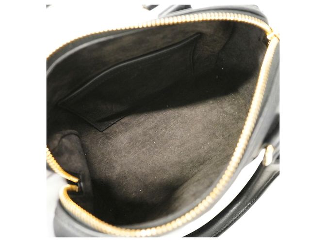 Céline Borsa a mano in pelle Celine Triomphe Nero - vista 4