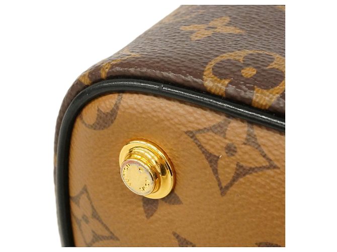 Borsa Vanity Louis Vuitton Monogram Reverse Marrone - vista 6