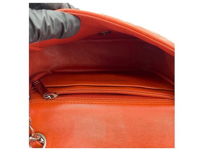 Borsa a tracolla CHANEL Matelassé Arancione - vista 11