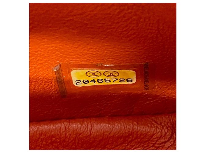 Borsa a tracolla CHANEL Matelassé Arancione - vista 13