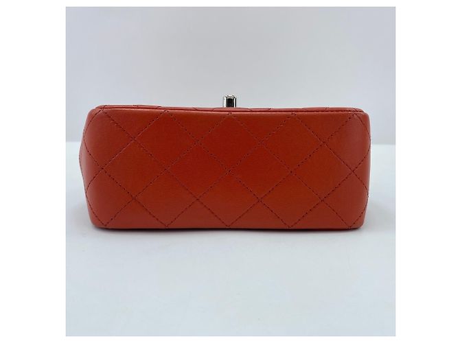 Borsa a tracolla CHANEL Matelassé Arancione - vista 6