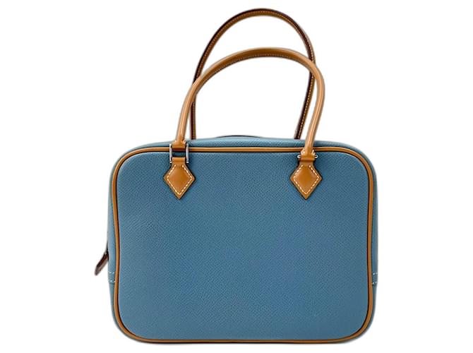 Hermès Borsa HERMES Mini Plume Blu - vista 2