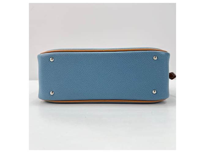 Hermès Borsa HERMES Mini Plume Blu - vista 7
