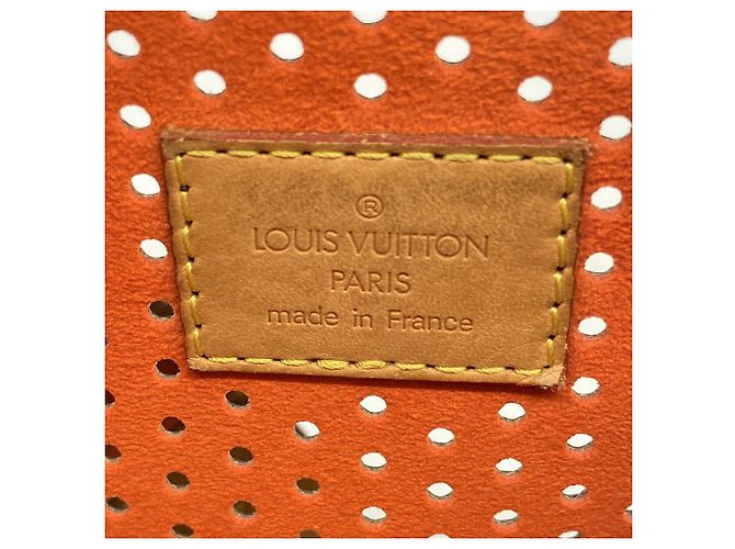 Borsa a tracolla Louis Vuitton Monogram Perfo Demilune Arancione - vista 5