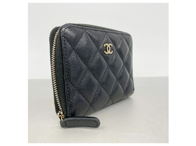 Timeless Cartera Chanel Matelassé de piel caviar Negro - vista 2
