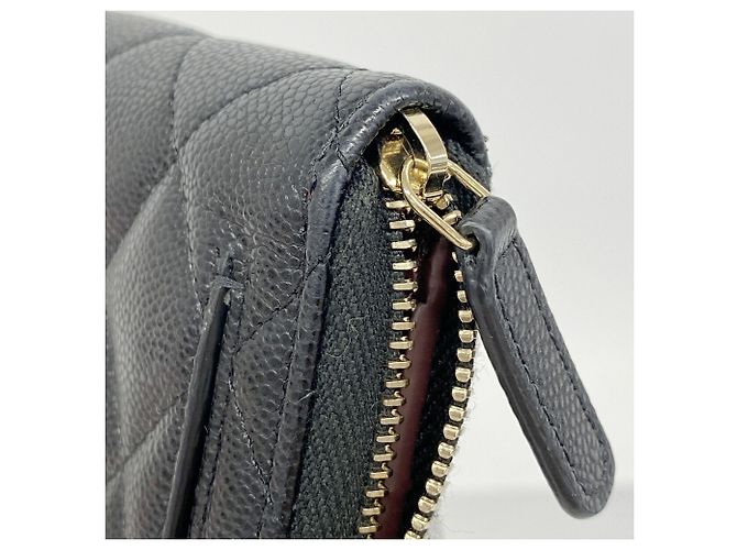 Timeless Cartera Chanel Matelassé de piel caviar Negro - vista 7