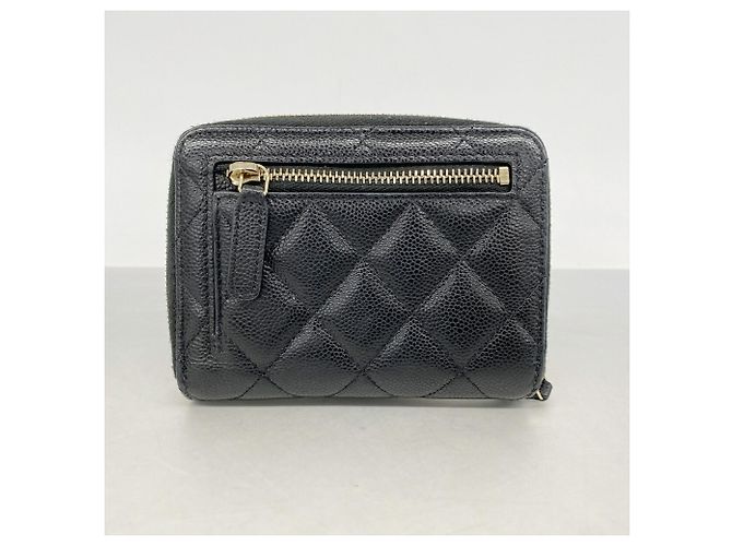Timeless Cartera Chanel Matelassé de piel caviar Negro - vista 8