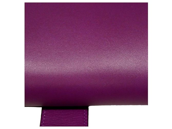 Hermès Clutch Hermes in pelle Violet Tadelakt Porpora - vista 6