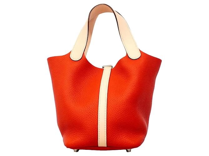 Hermès Borsa Hermes Picotin Lock PM Touch Rosa - vista 9