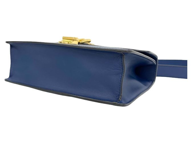Borsa a tracolla 2-Way in pelle GUCCI Sylvie Sherry Line Rosso Verde Blu navy - vista 8