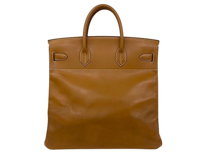 Hermès Hermes Vintage Haut à Courroies 40 Handtasche Braun - Ansicht 3