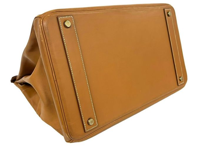 Hermès Hermes Vintage Haut à Courroies 40 Handtasche Braun - Ansicht 7