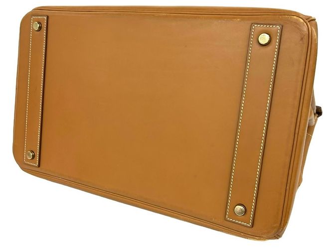 Hermès Hermes Vintage Haut à Courroies 40 Handtasche Braun - Ansicht 8