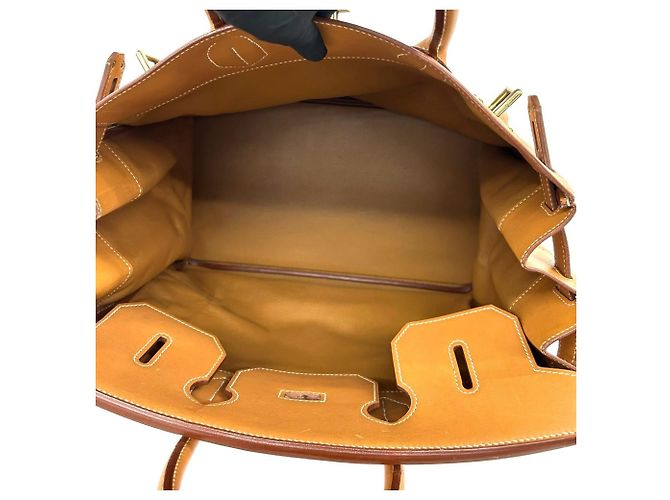 Hermès Hermes Vintage Haut à Courroies 40 Handtasche Braun - Ansicht 9