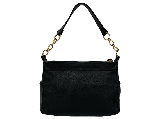 Chanel Coco Mark Mini Leder-Tote-Bag mit Kette Schwarz - Ansicht 3