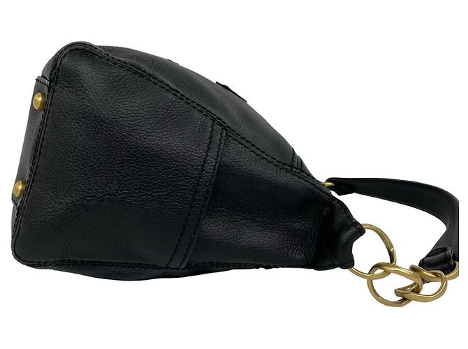 Chanel Coco Mark Mini Leder-Tote-Bag mit Kette Schwarz - Ansicht 6