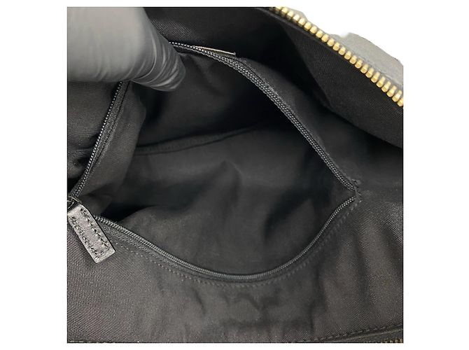 Borsa tote Gucci in pelle nera Nero - vista 10