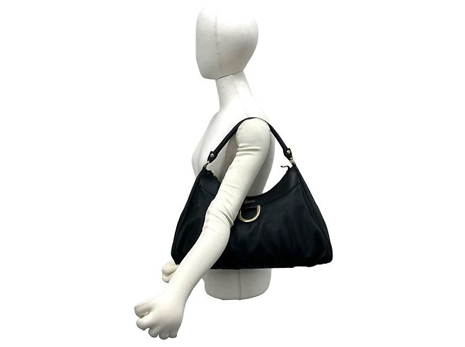 Borsa tote Gucci in pelle nera Nero - vista 2