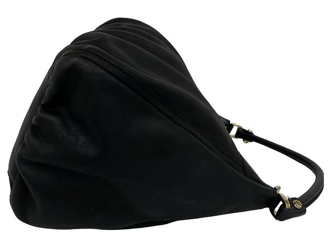 Borsa tote Gucci in pelle nera Nero - vista 6