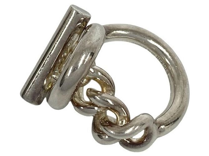 Hermès Hermes Croisette Bandring Silber - Ansicht 4