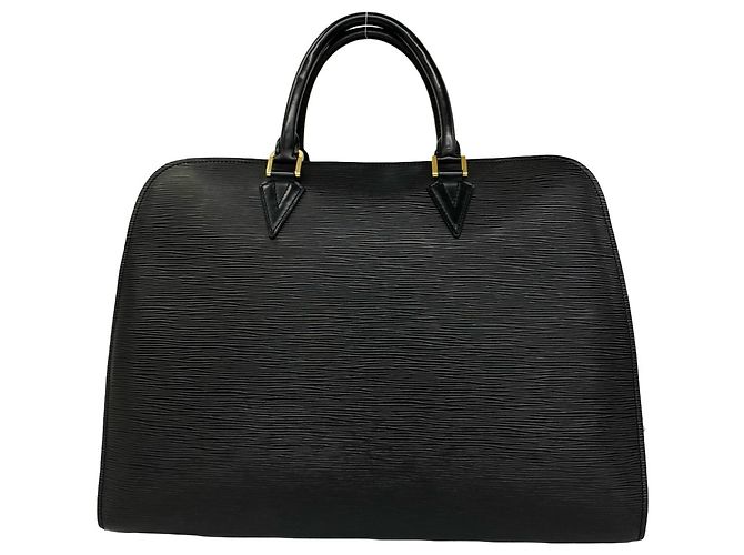 Borsa da lavoro Louis Vuitton Sorbonne in pelle Epi Nero - vista 3