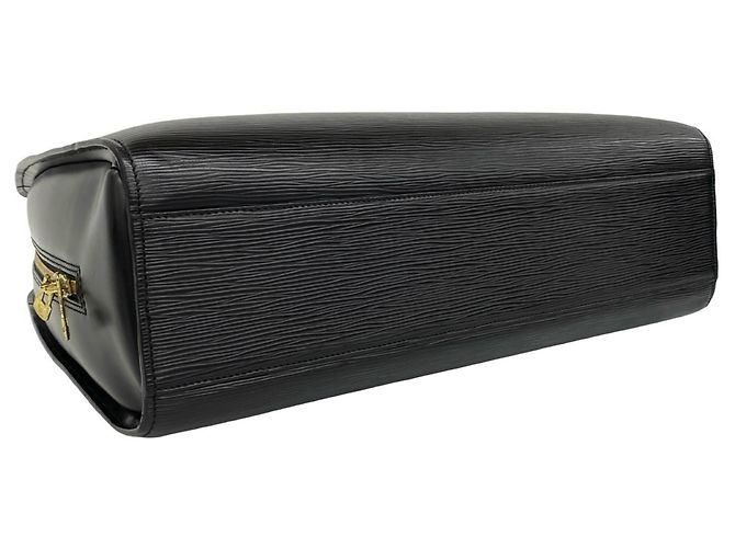 Borsa da lavoro Louis Vuitton Sorbonne in pelle Epi Nero - vista 7