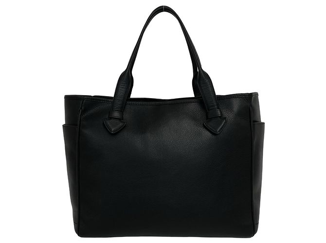 Loewe Vintage Heritage Ledertasche Tote Bag Schwarz - Ansicht 3