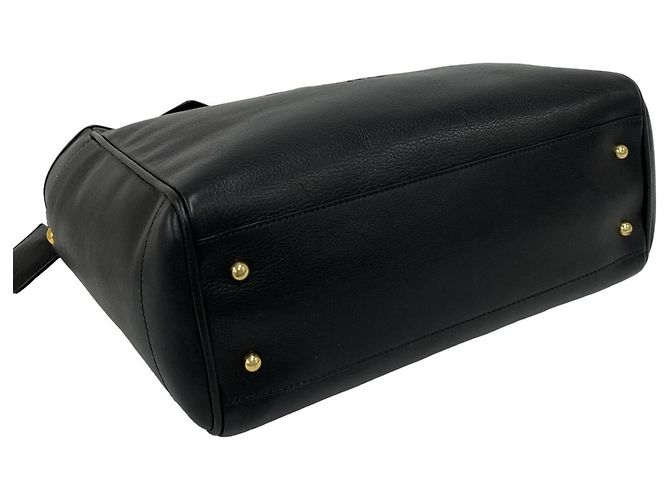 Loewe Vintage Heritage Ledertasche Tote Bag Schwarz - Ansicht 7
