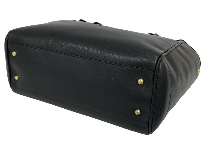 Loewe Vintage Heritage Ledertasche Tote Bag Schwarz - Ansicht 8