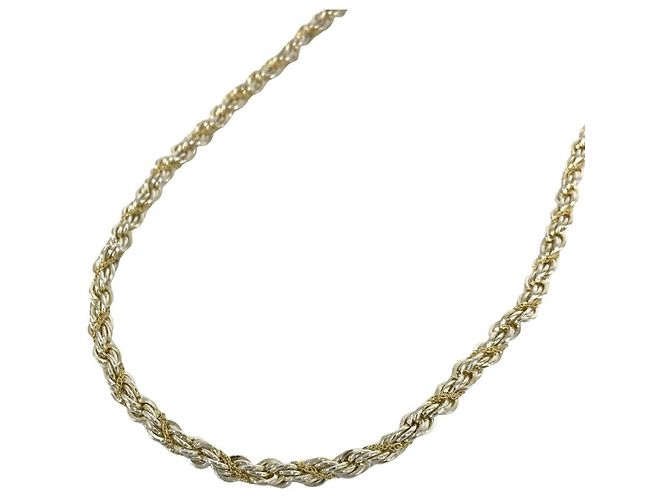 Tiffany & Co Collana Tiffany Vintage Twist Rope Argento D'oro - vista 4