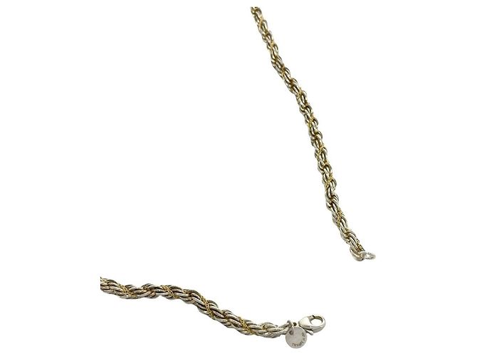 Tiffany & Co Collana Tiffany Vintage Twist Rope Argento D'oro - vista 5