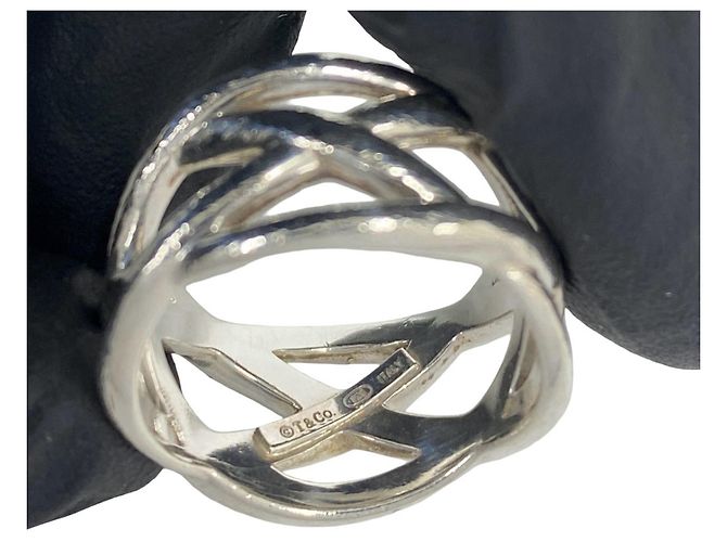 Tiffany & Co Tiffany Vintage Celtic Knot Ring Silber - Ansicht 3