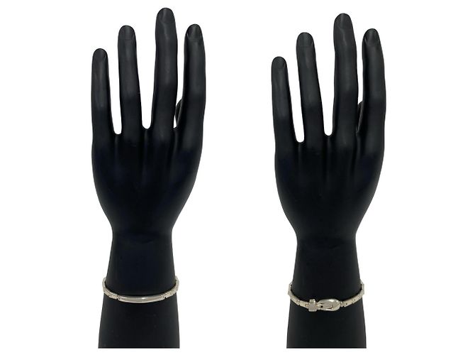 Bracciale con charm Gucci Vintage in argento sterling - vista 2