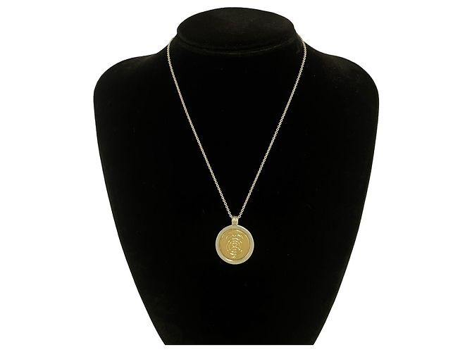 Collar Coin Tiffany & Co. Plata Dorado - vista 2