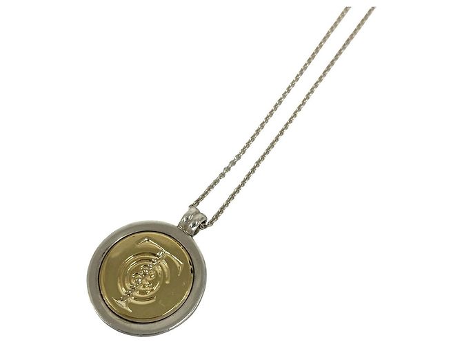 Collar Coin Tiffany & Co. Plata Dorado - vista 4