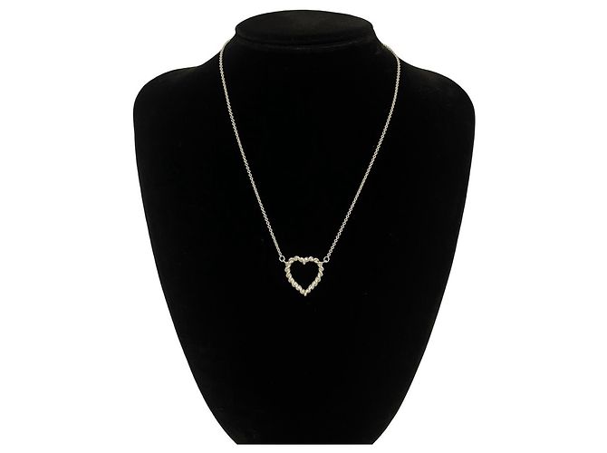 Tiffany & Co Collana Tiffany Vintage Twist Heart Argento - vista 2